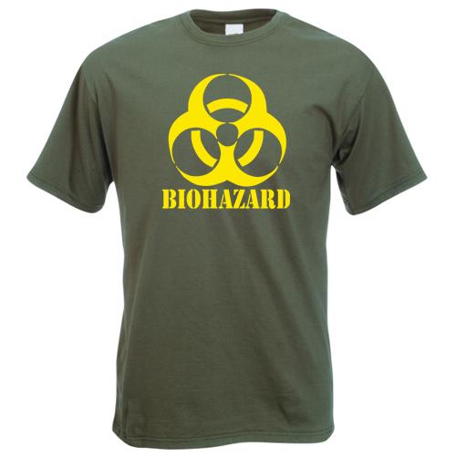 Biohazard TShirt Emo Gamer Cool Rock Music Zombie Apocalypse Armageddon