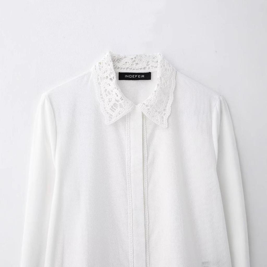 2025 Spring Women's European & American Style Long Sleeve Shirt and Pants Set