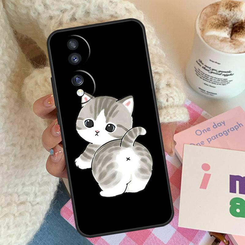 Funny Animal Cats Dog Tiger Couple For Honor Magic 8 7 6 Lite Case For Honor 400 200 Pro 90 70 50 X8c X8b X9a X9b X9c X9d Win RT