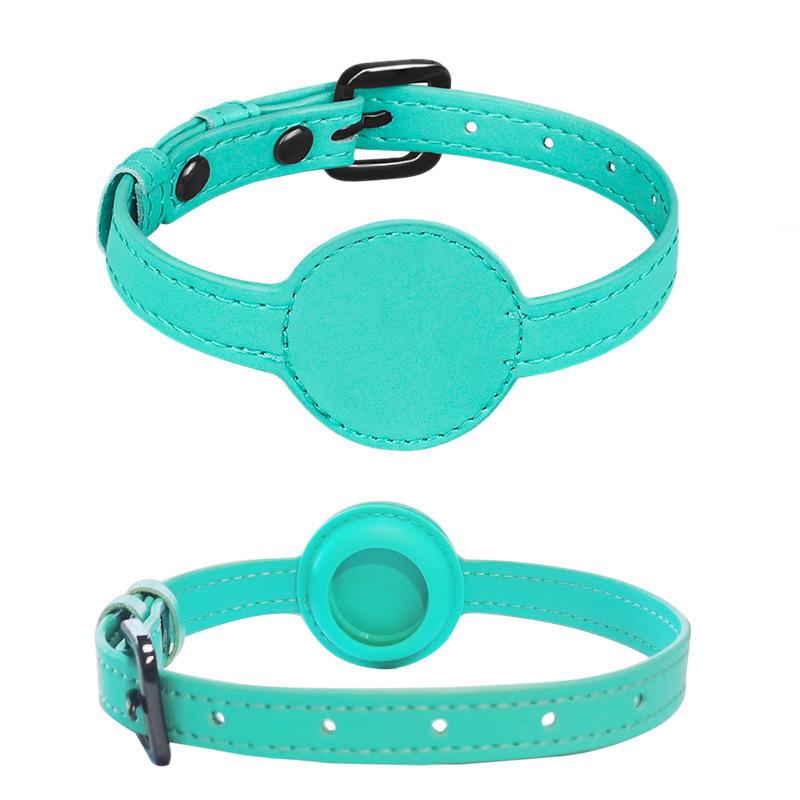 Classic Airtag Positioning Pet Collar Leather Adjustable Anti-lost Positioning Cat Collars Durable Small and Medium-sized Dogs and Cats