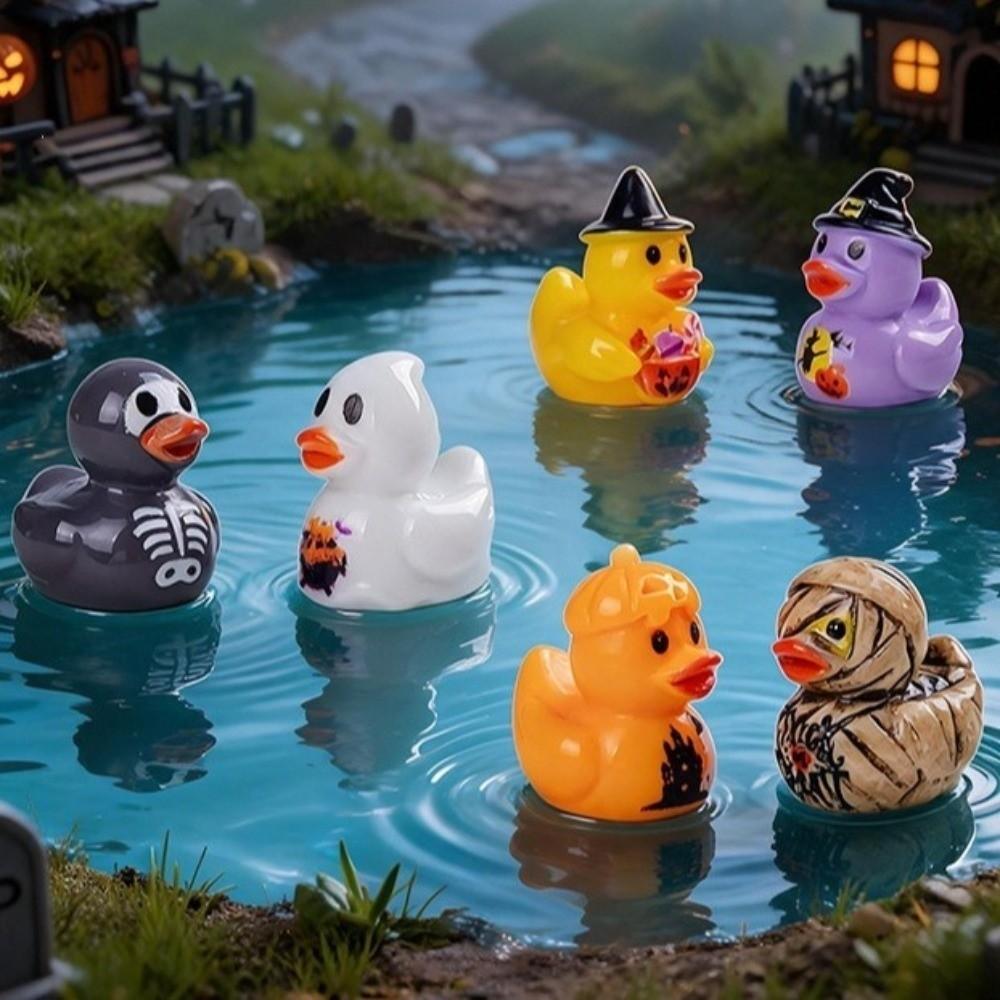30pcs/set Festive Design Resin Garden Ornament Cartoon Style Halloween Decoration Fairy Garden