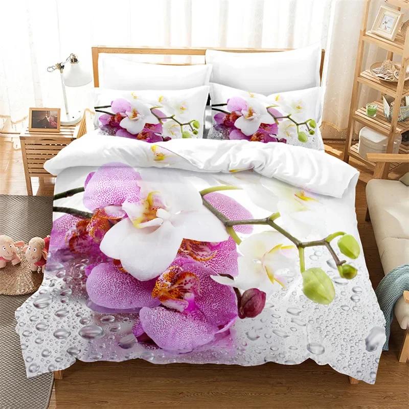 Comforter Sunflower Twin Full King Size Botanical Plants Comforter Microfiber Nature Floral Bedding Set