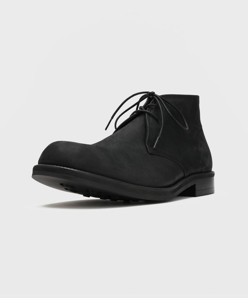 Firenze Atelier [Vibram] Ankle Line Solid Chukka Boots 2700 [Natural Black]