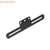 Y4UA Suporte Versátil Seguro para Placa de Matrícula de Motocicleta com Suporte de Lanterna Traseira Integrado Fixador Ajustável Design Metálico