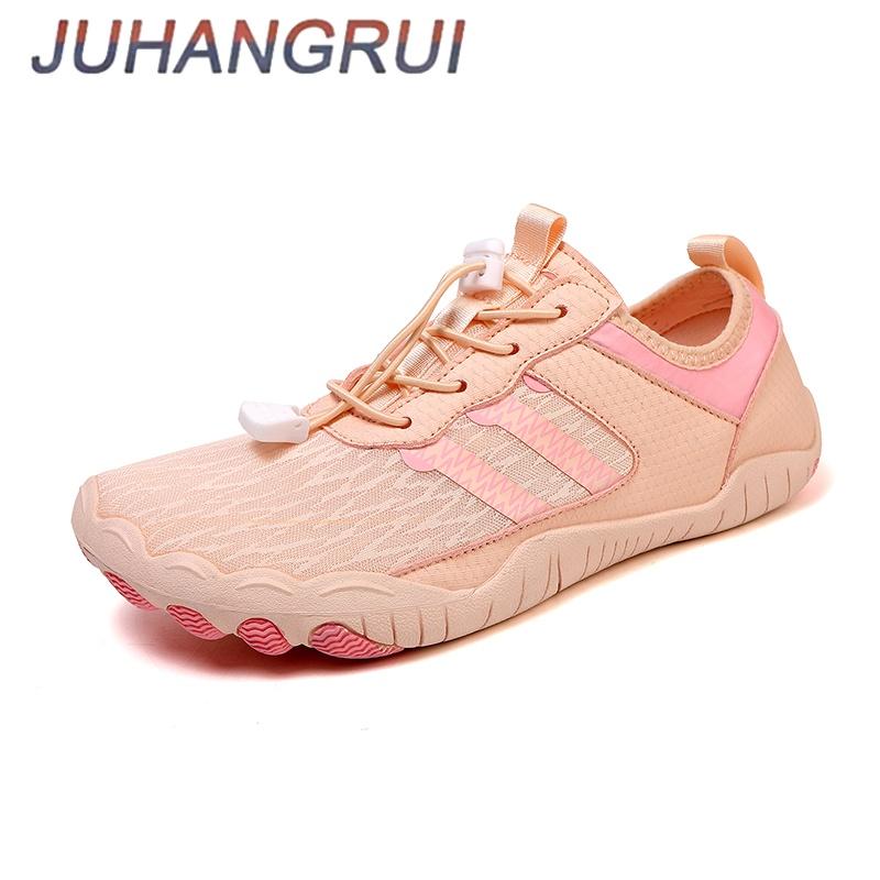 Outdoor Mens Womens Barefoot Water Shoes Five-Finger Fitness Yoga Shoes Breathable Lightweight Non Slip Outdoor Walking Shoes