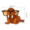 Four Optional Animal Carving Designs Wooden Animal Shaped Eyeglass Holder