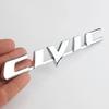 Civic Logo Car Trunk Sticker Aluminium Trim Accessories For Honda Civic Fit Jazz Accord Pilot CRV Odyssey Passport City ZR-V