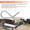 01004 Sway Control Replacement Pin, Hitch P Clip R Clips, Fits Camping Trailer RV Caravan Tractors Mower Clips (4 Pack)