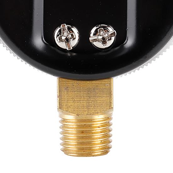 Y50 Hydraulic Pressure Gauge Multi-purpose Precise 1/4NPT 600PSI Bottom Entry Hard Oil Air Water Pressure Gauge for Air Tank