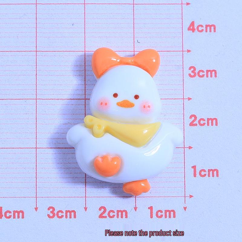 Cartoon Rabbit & Duck Resin Accessories - Shoe Buckles & Hair Clips