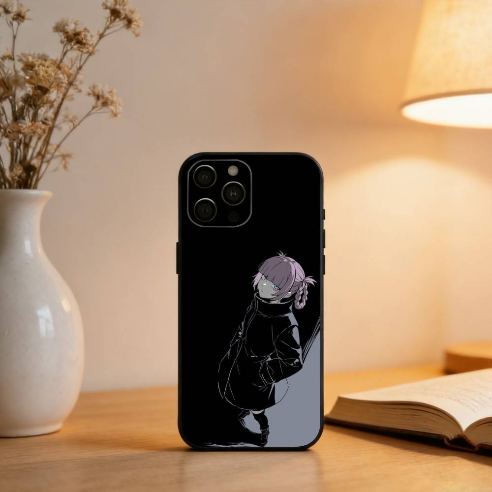 N-Nazuna N-Nanakusa  Phone Case For iPhone 17,16,15,14,13,12,11 Plus,Pro Max,XS,Soft Silicone Black Cover