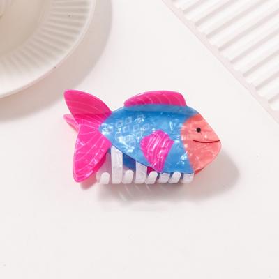Hair Claw Marine Shape Animal Hair Clip Back Head Anti-slip Teeth Strong