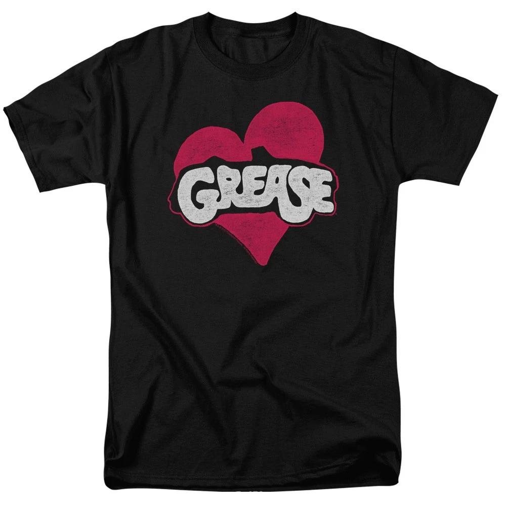 Grease - Heart - Unisex Short Sleeve Children s T-shirt - Black 120