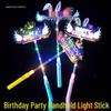 Glow Stick Photo Props for Kids' Birthday Party Decorations