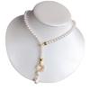 Zhuji Freshwater Pearl Necklace - White, Versatile Fashion Jewelry with Exquisite Luster for Women.