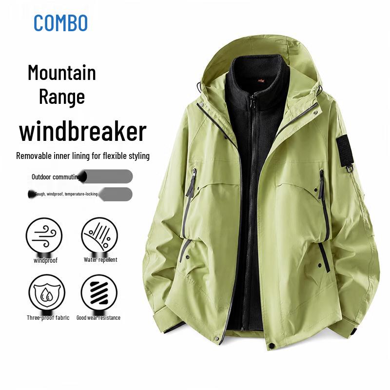 Kangbo Outdoor 3-in-1 Windproof Waterproof Jacket