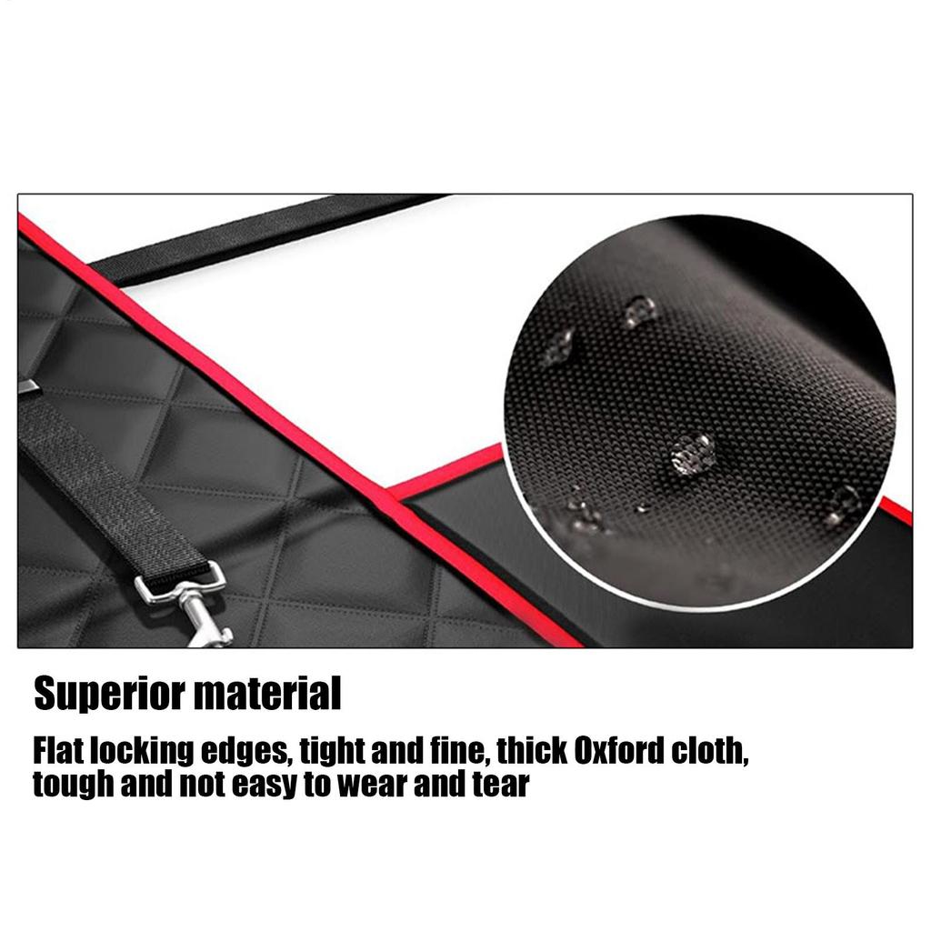Seat Protector For Dogs Scratch-Resistant Heavy-Duty Cushion Oxford Dog Cover For Car With Rotary Buckle For Puppy Automotive