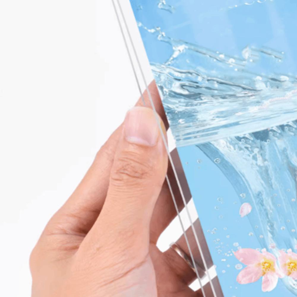 Highly Transparent Menu Sign Holder Slant/straight Groove Acrylic Table Number Holder Restaurant