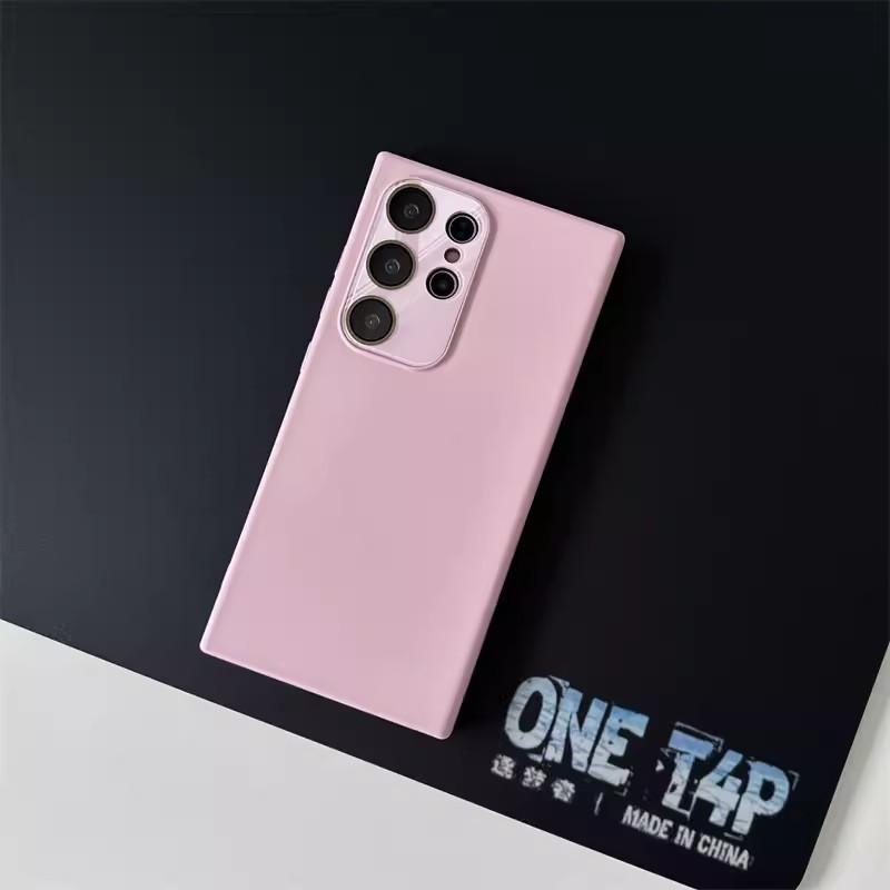 Applicable to Samsung S25 mobile phone case, liquid silicone soft A16 all-inclusive lens film s24fe ultra-thin A55 matte