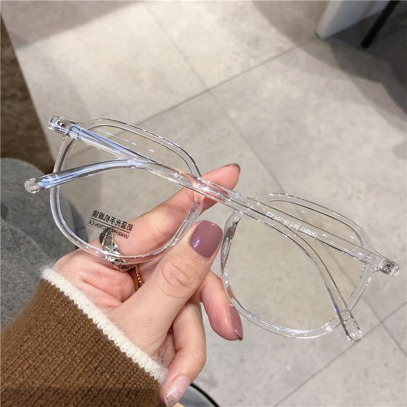 3Pcs Anti Radiation Glasses For Women Replaceable Lens Eyeglass Retro Round Eyeglasses