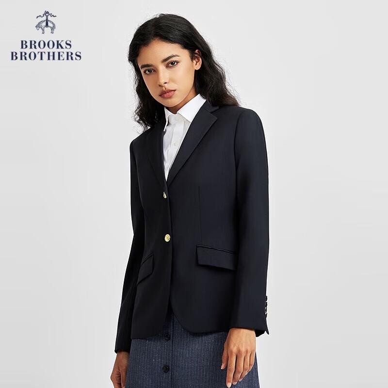 

Brooks Brothers Women s Merino Wool Two-Button Blazer XS 0