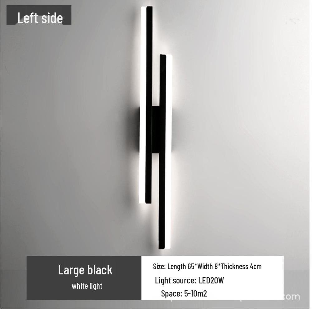 Modern Minimalist Acrylic Long Strip Wall Lamp for Bedroom