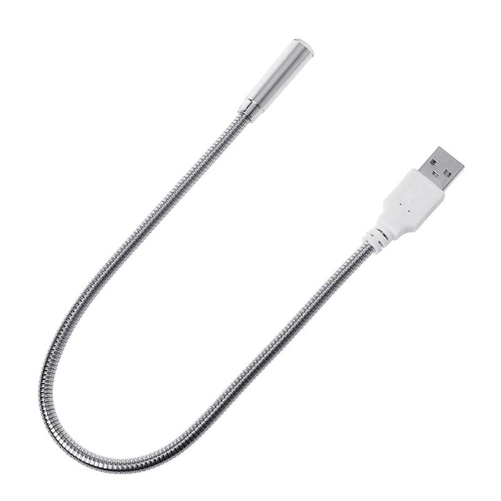 

USB Soft Light Keyboard Light Night Light Adjustable Hose Plug and Play Suitable for PC Computer Desk белый