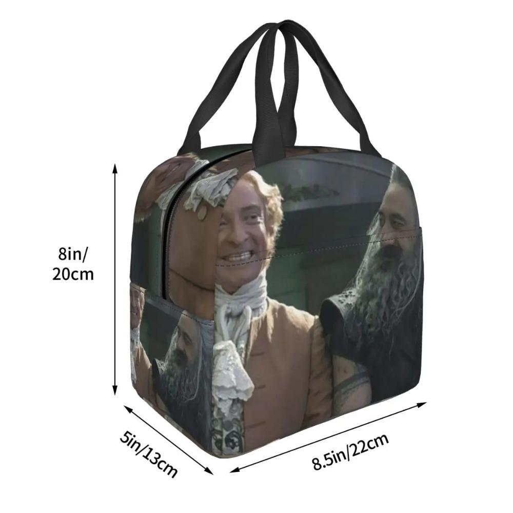 Death Gentlebeard Blackbeard Stede Bonnet Insulated Lunch Bag for Kids School Cooler Thermal Food Box Tote Leakproof