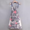 Fashionable Summer Canvas Apron: Breathable, Anti-Fouling, and Durable for Home and Kitchen
