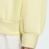 Adidas Logo Doubleknit Crew Sweatshirt Women's Yellow JJ3569