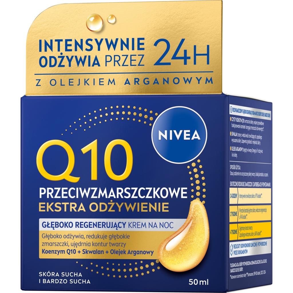 Nivea Q10 Anti-Wrinkle Extra Nourishing Regenerating Night Cream 50