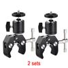 Universal Super Clamp With 1/4 Screw 360 Adjustable Camera Mount Clip Bracket For DSLR GoPro DJI Insta360 Action Camera Table Rod Fixed Shooting
