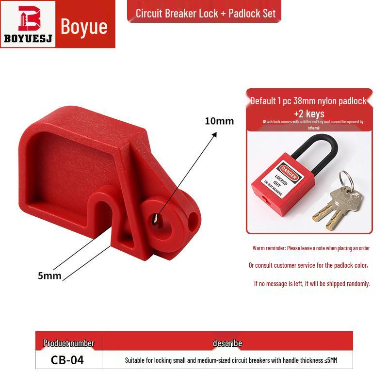 Small Miniature Circuit Breaker Lock - Electrical Safety Insulating Tool