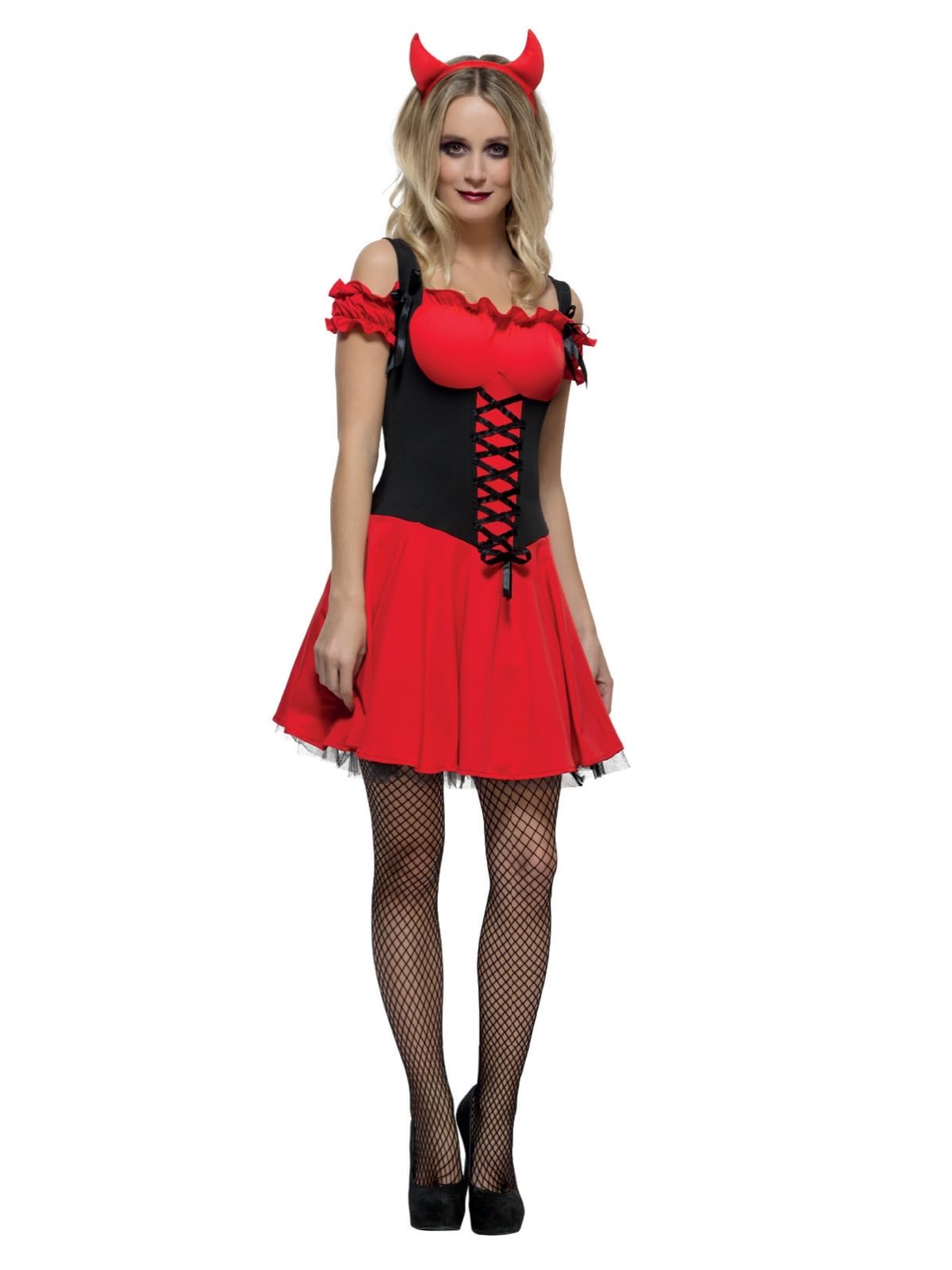 

Smiffys Fever Wicked Devil Red Us Dress Women s Costume, - 10-12
