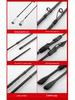 Tinplate Medium Fast Fishing Rod - Straight Handle/Pistol Grip Lure Rod