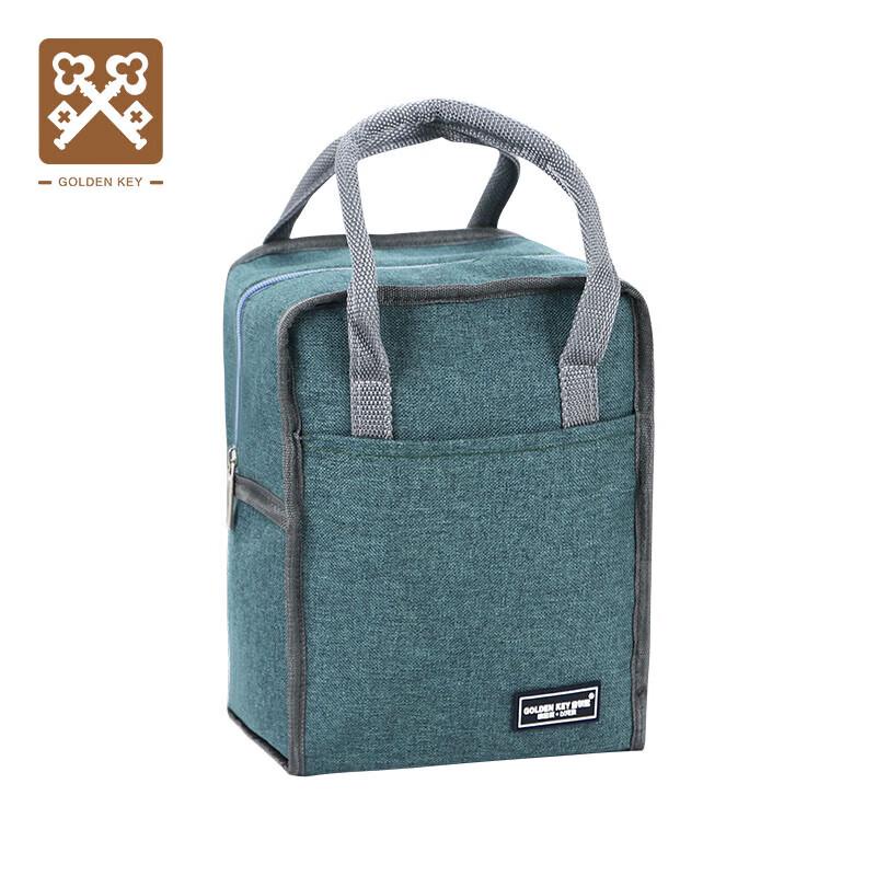 Golden Key Square Insulated Lunch Bag