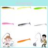 Arnova New Soft Bait For Freshwater Fishing T Tail Fish Lure With Lead Head Hook Long Distance Casting Artificial Bait