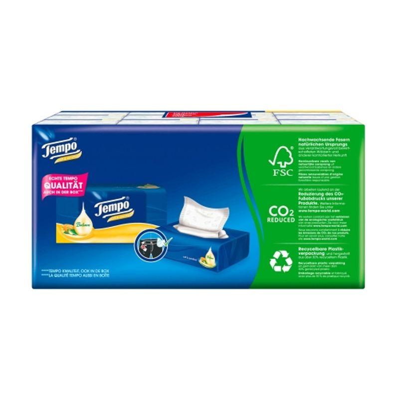 Tempo Tissue Plus Sensitive Almond Oil & Aloe 9 Sheets x 12 Pack