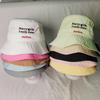 Spring and Summer Letter Bucket Hat Men's and Women's Outdoor Visor Hat Embroidered Hat New Mountaineering Basin Hat Quick-drying Thin