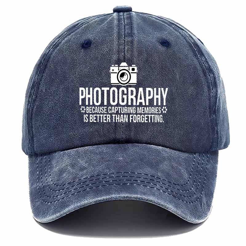 Fotografie Baseballkappe mit weißem Kamera-Design Leichter atmungsaktiver Hut für Reisen Outdoor-Fotografie