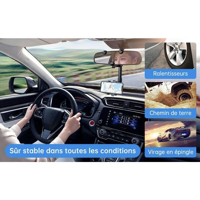 Phone Holder - RNEMITERY - Rearview Mirror - 360° Rotatable - Retractable - For Smartphones