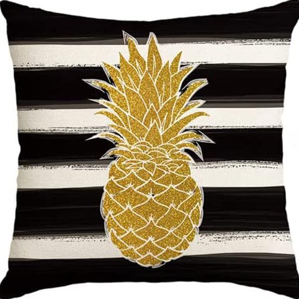 Plant and Flower Pillowcase American Pastoral Linen Pillowcase Cushion Cover Home Sofa Car