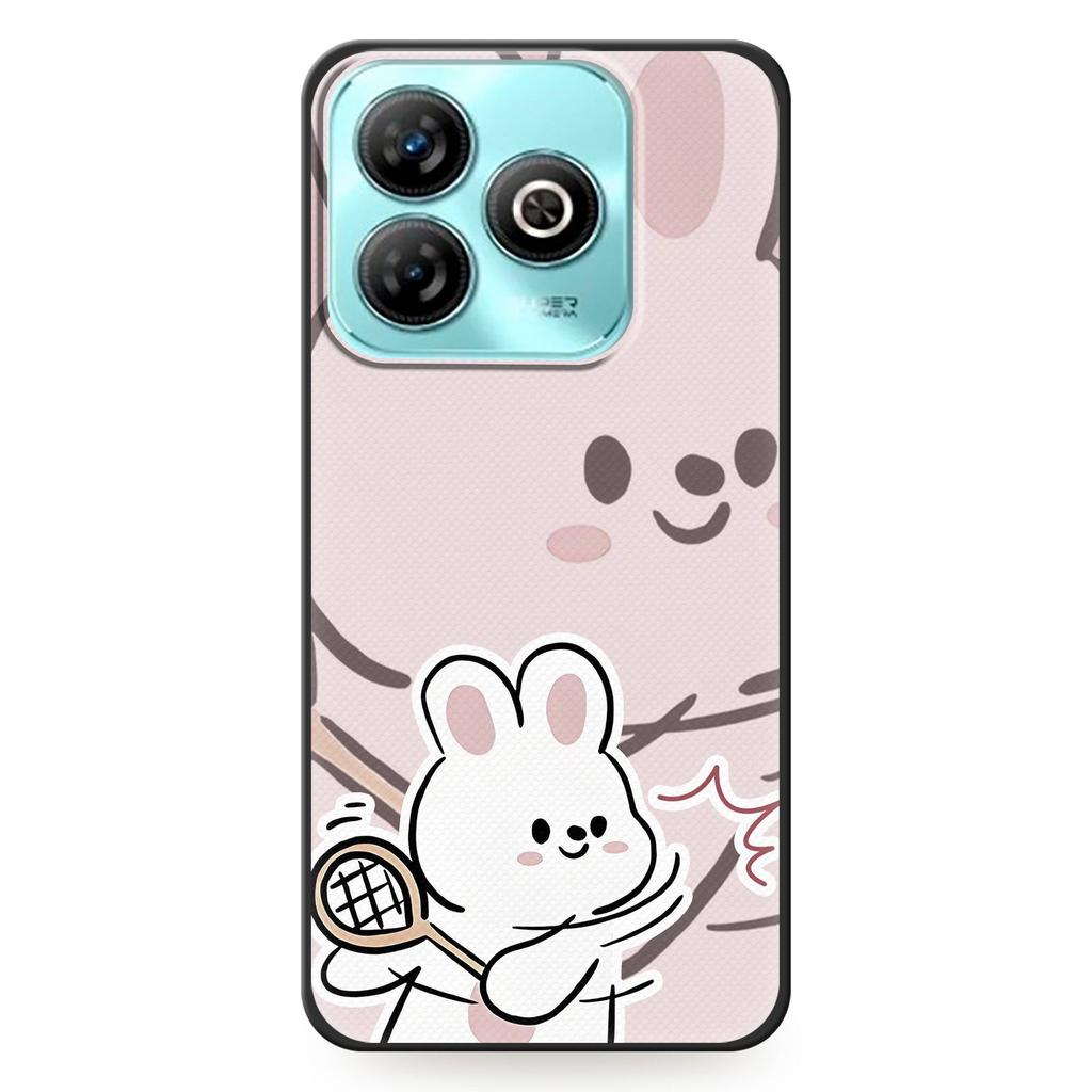Graffiti Anti-dust Phone Case For ZTE Blade A75 4G/Z2359 TPU Couple Anti-knock Cartoon Protective Silicone Cute Durable