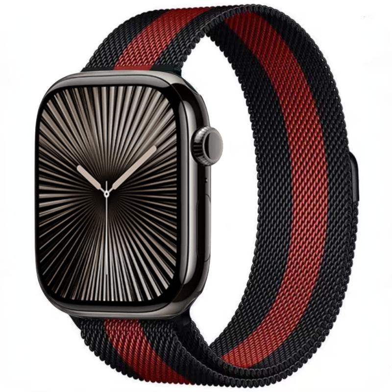 Milanese Loop Strap for Apple Watch Ultra 49mm 10 42mm 46mm 9 8 7 45mm 41mm Metal Breathable Band for IWatch 6 5 4 3SE 44mm 40mm