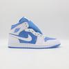 FZ2142-114 Nike Air Jordan 1 Mid Blanco Azul Leyenda (de los hombres)