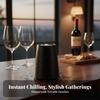 Rapid Beverage Chiller Keeps Drinks Cold Cooling Container Bottle