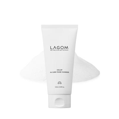 LAGOM pH Dengeleyici Köpük Temizleyici 120ml (makyaj temizleyici/yüz yıkama jeli)