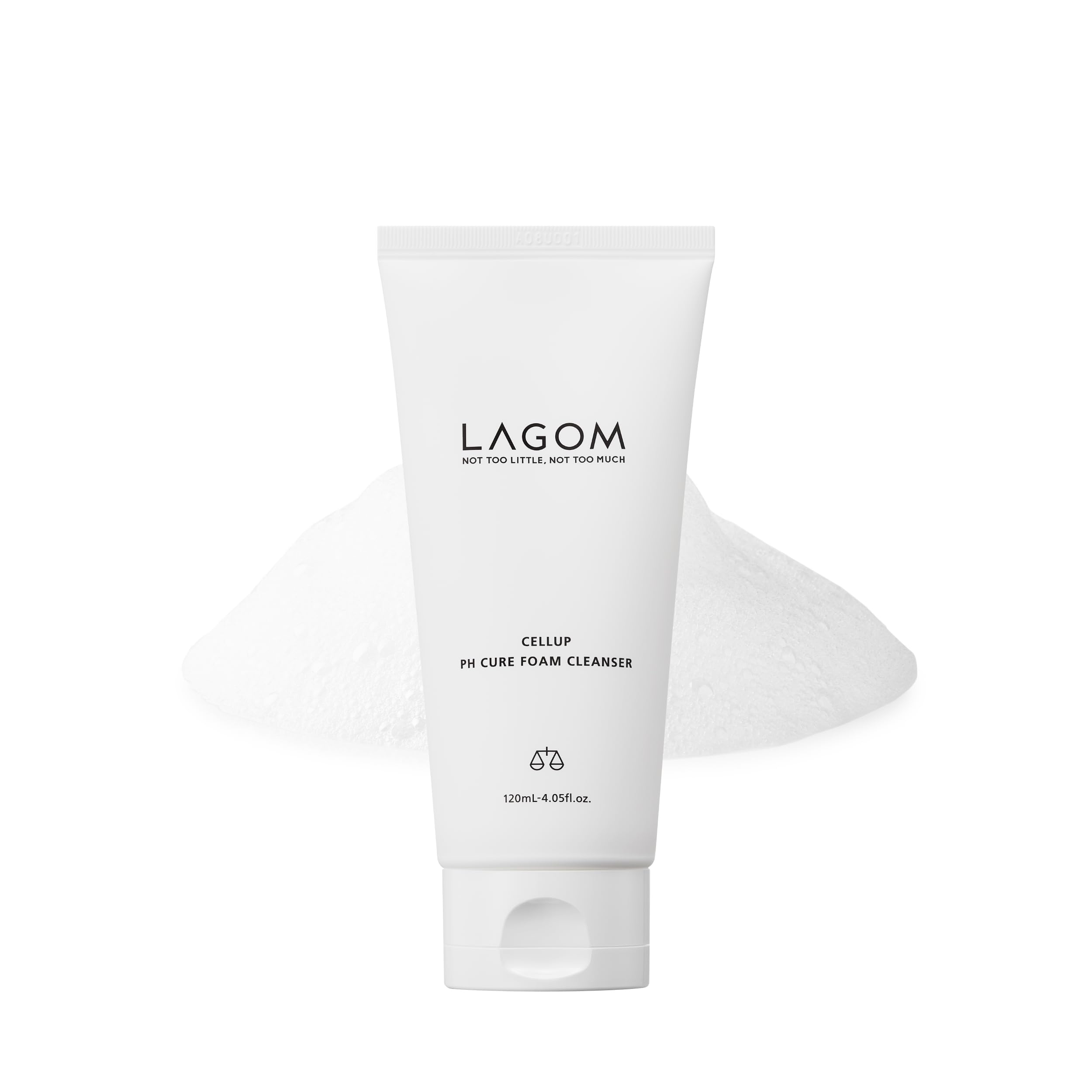 

LAGOM Балансирующая пенка для умывания с pH 120 мл (средство для снятия макияжа/средство для умывания)