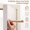 2 Stück Über-Tür-Hänger Faltbarer Wäscheständer Platzsparend Tragbar Über-Tür-Wäscheständer für Schrank Wäsche
