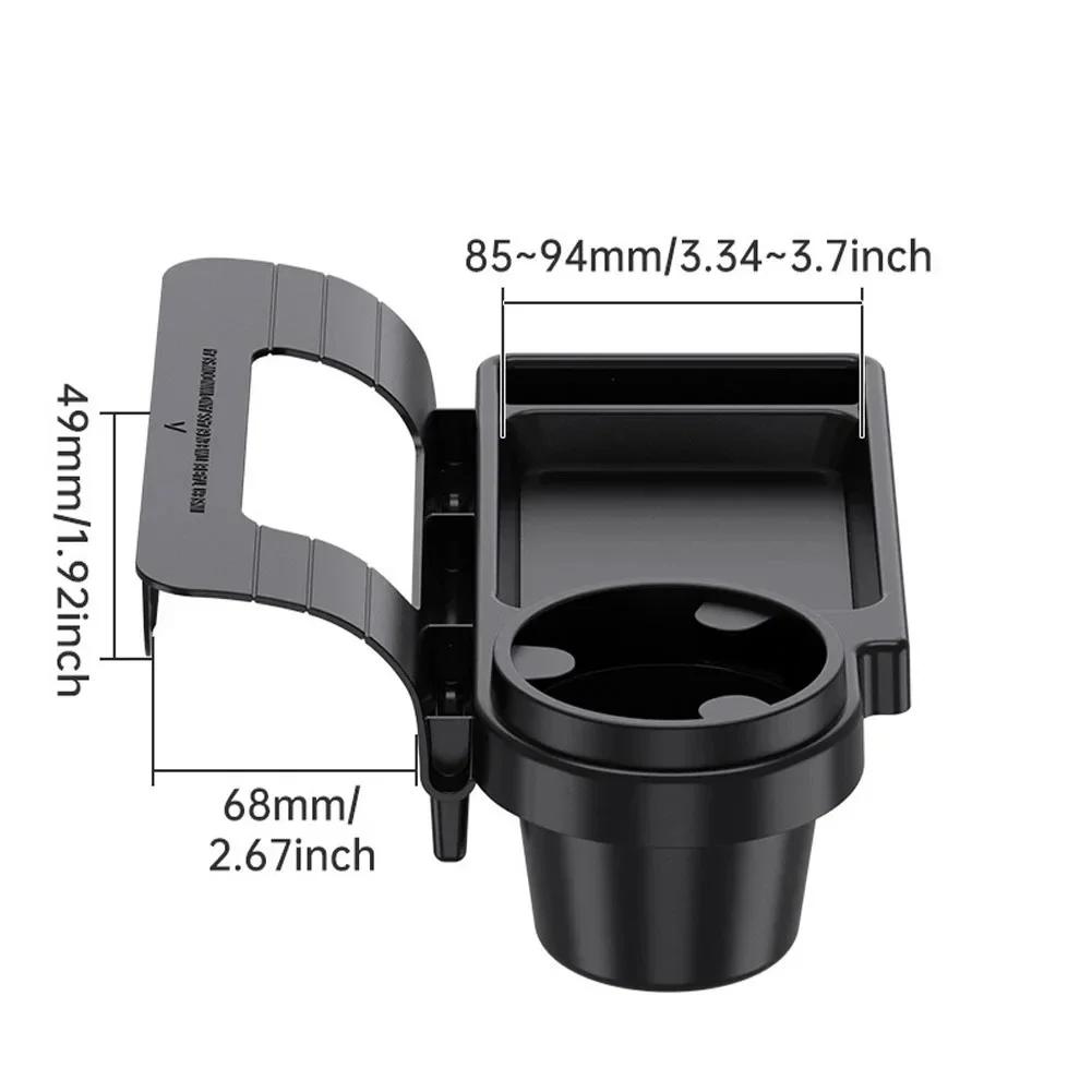 Multifunctional Car Organizer Box Side Door Window Storage Pocket Hanging Storage Rack with Cup HolderAuto Interior Accessories